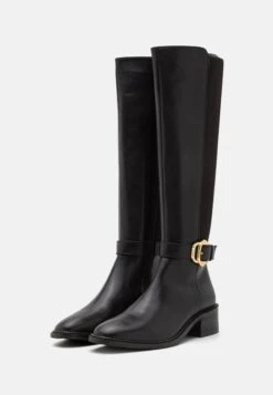 Leather- Stivali Alti - Black -Vendite Anna Field 7f7a93d5a9764b9c8d7726d44cb3f0af