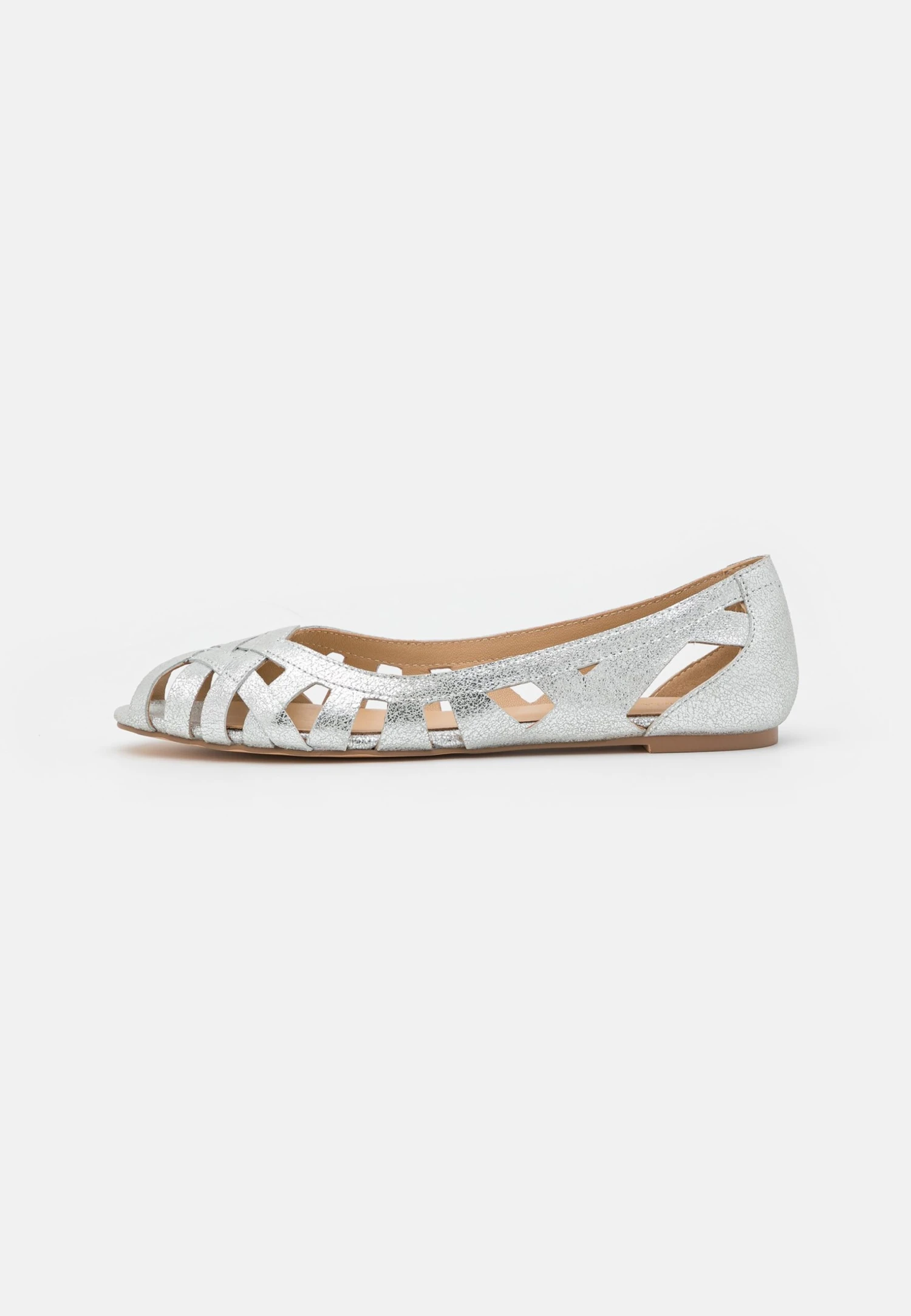 Anna Field Leather - Ballerine Spuntate - Silver 2 Anna Field Leather - Ballerine Spuntate - Silver - immagine 2